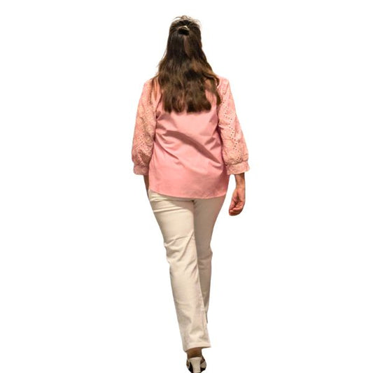 Lena Twill Jeans - White - Marc Lauge