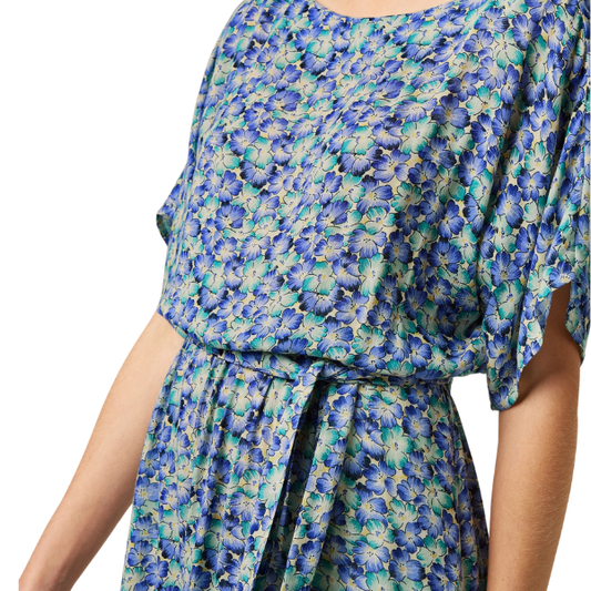 Marika dress - Beacon blue - King Louie