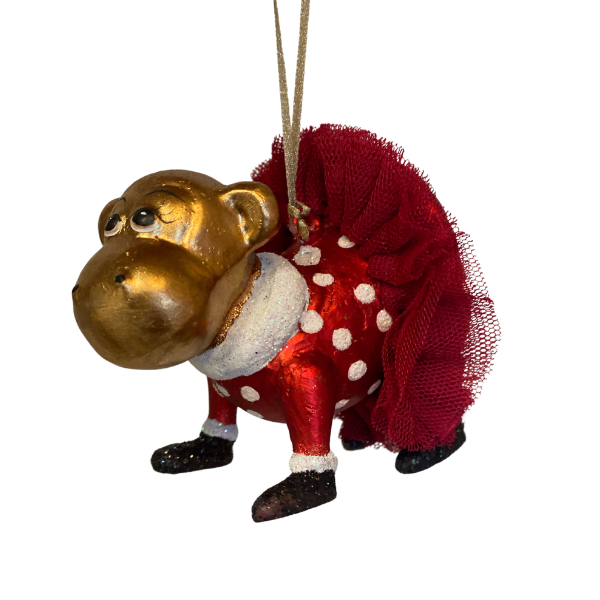Juleabe i skørt