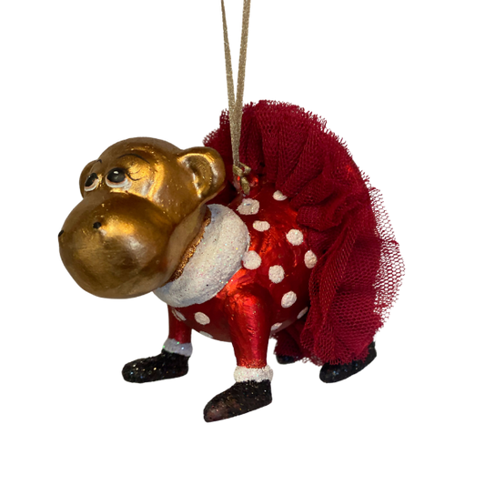 Juleabe i skørt