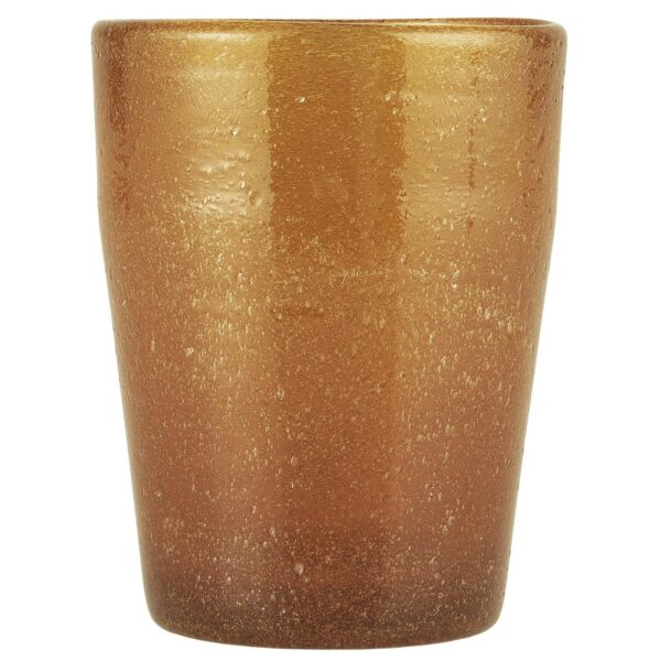 Mundblæst glas - Mustard 0195-03 - Ib Laursen