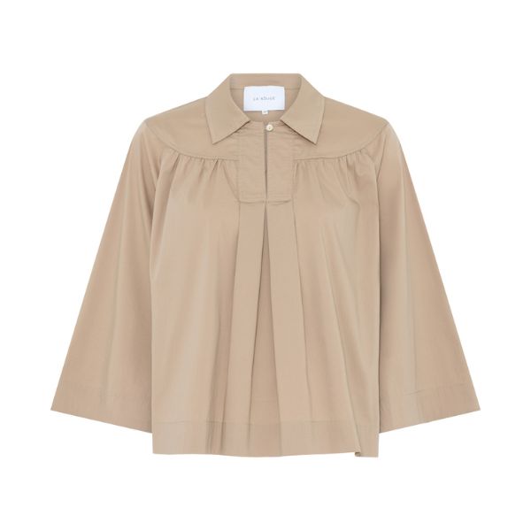 Vilma shirt - Dark Sand - La Róuge