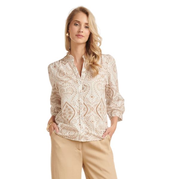 Skjorte - Broderi anglaise - Smashed Lemon