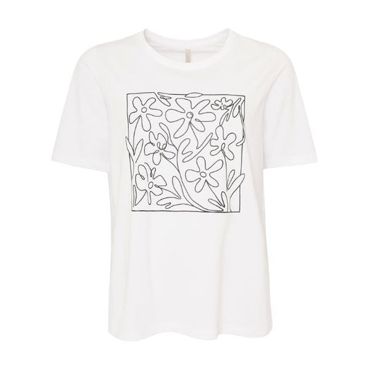 Nia t-shirt - Hvid - Ofelia