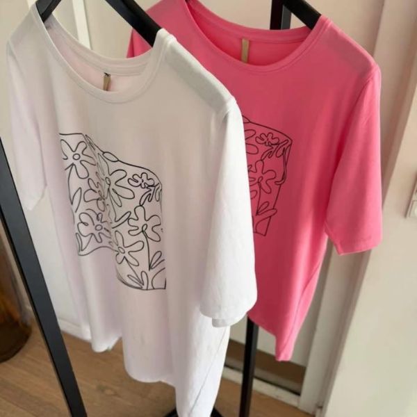 Nia t-shirt - Hvid - Ofelia