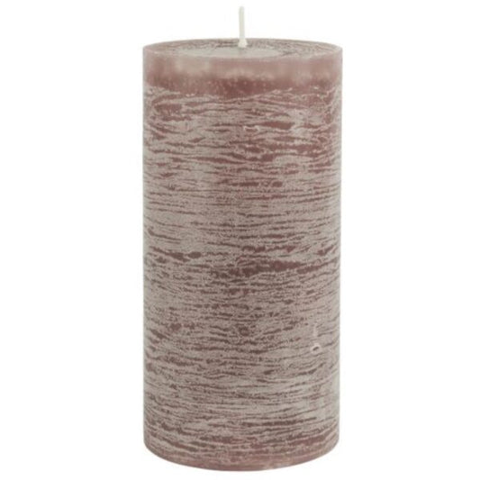 Rustiklys malva - H14cm - Ib Laursen