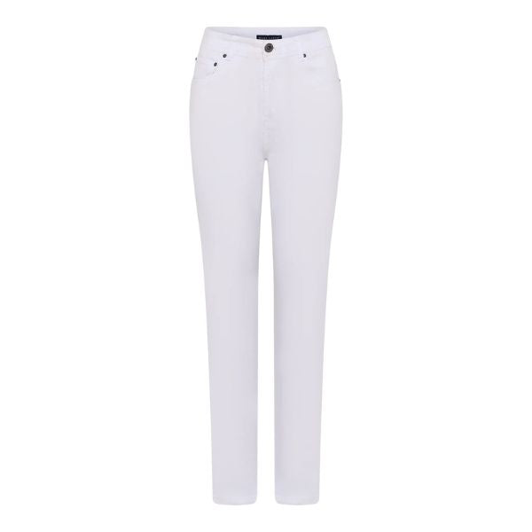 Lena Twill Jeans - White - Marc Lauge