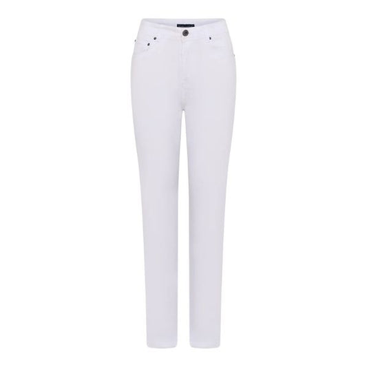 Lena Twill Jeans - White - Marc Lauge