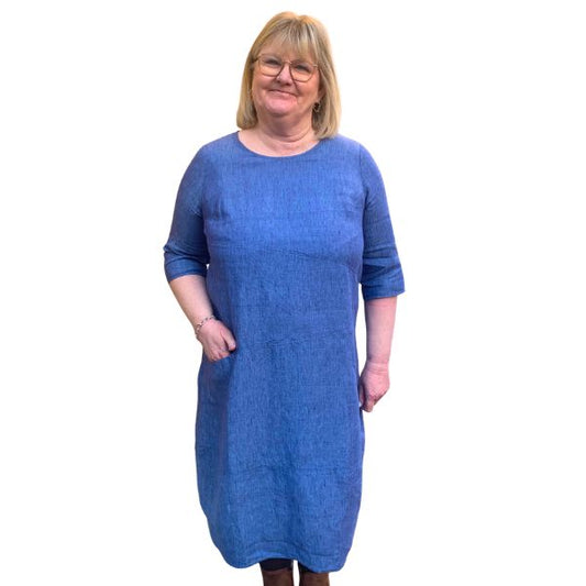 Binga Kjole - Denim Blue - GR Nature