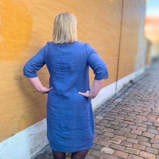 Binga Kjole - Denim Blue - GR Nature