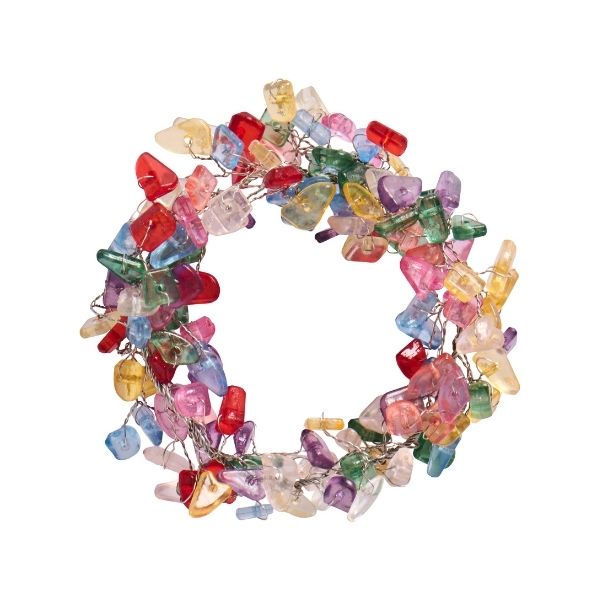 Krans - Farvede perler - Ib laursen