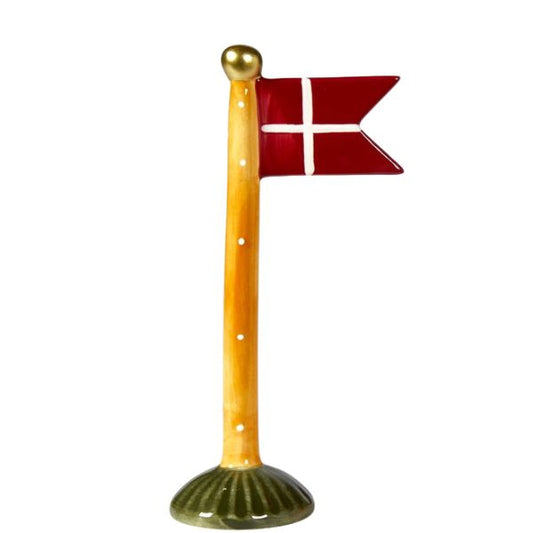 Keramikflag 19cm - Orange m. prikker - Speedtsberg 222561
