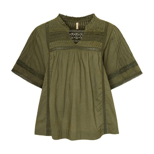 Liv bluse - Army - Ofelia