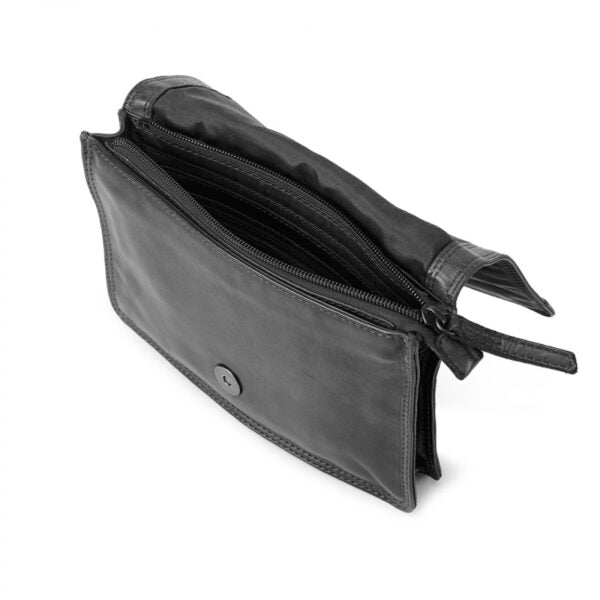 Taske m/overslag - Black 088-1 - Pia ries