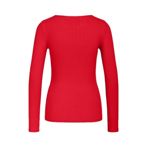 Lisa basic t-shirt - Rød - La Róuge