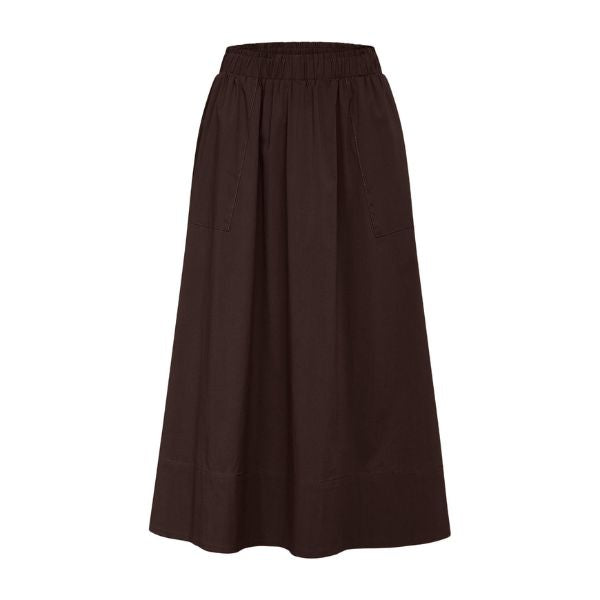 Vilma skirt - Dark brown - La Róuge