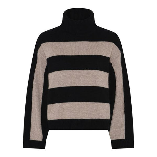 Julie stripe knit - Sand - La Róuge