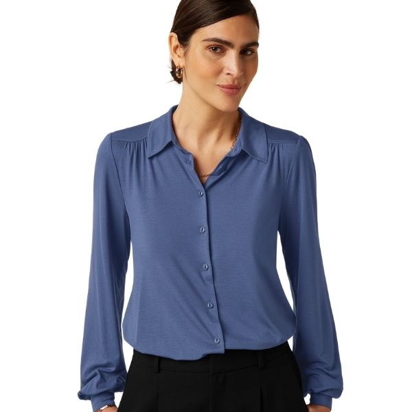 Carina blouse - Shadow blue - King Louie