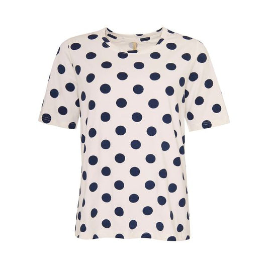 Jenni t-shirt - Navy prikker - Ofelia