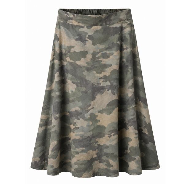 Nederdel - Camoflage - Boho Love