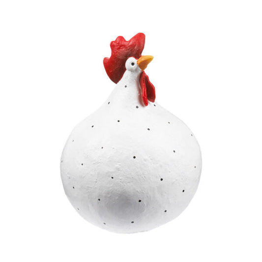 Hvid høne - 9,6 cm - Nääsgränsgården