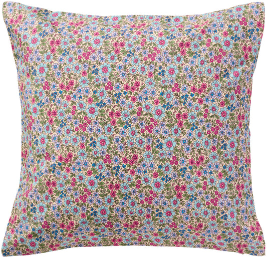 Pudebetræk 60*60 - Fuchsia blomster - Ib Laursen