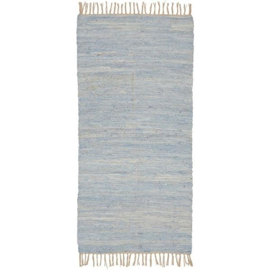 Kludeløber 120*60cm - Lyseblå - Ib Laursen