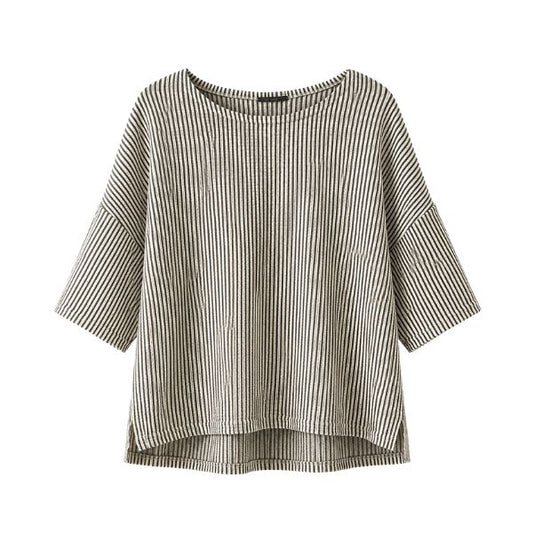 Masia bluse - Black stripe - 6'am