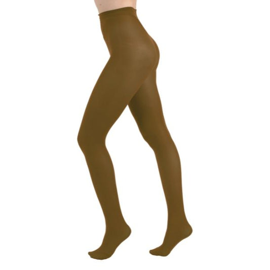 Strømpebukser 50 den - Dark olive - Pamela mann
