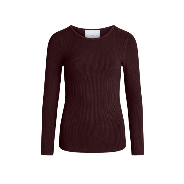 Lisa t-shirt - Aubergine - La Róuge