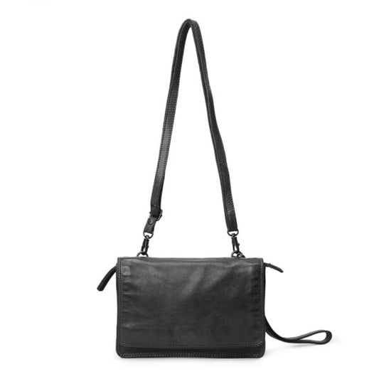 Taske m/overslag - Black 088-1 - Pia ries