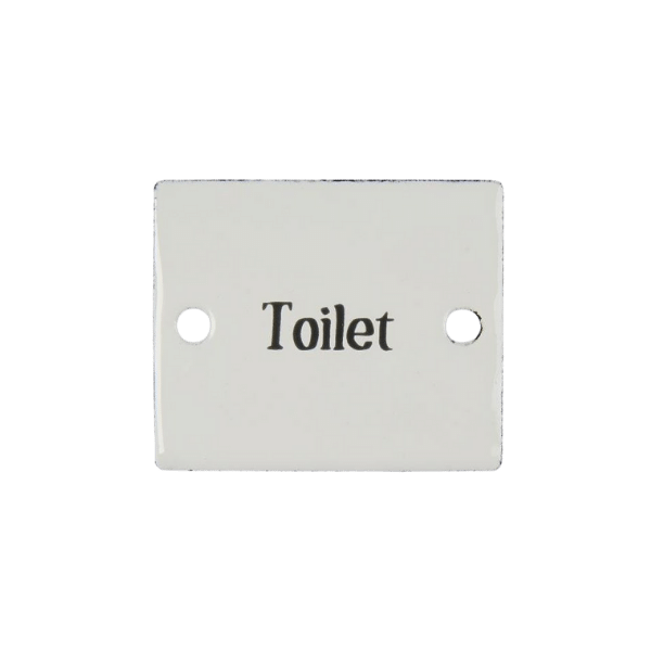 Toilet skilt - Emalje 0425-24 - Ib Laursen