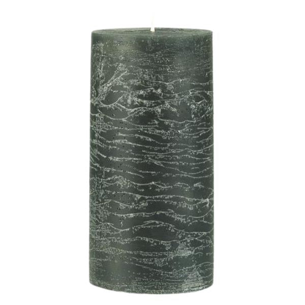Rustiklys H14cm - Mørkegrøn 4177-55 - Ib Laursen