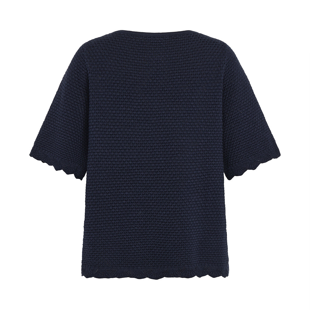 Wendy bluse - Navy - Mansted