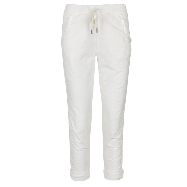 Amaze Cph relax offwhite bukser med lommer